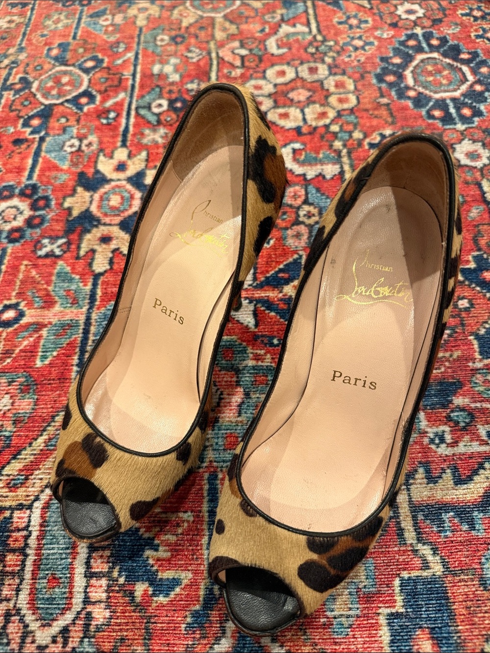 Leopard louboutin size 36.5